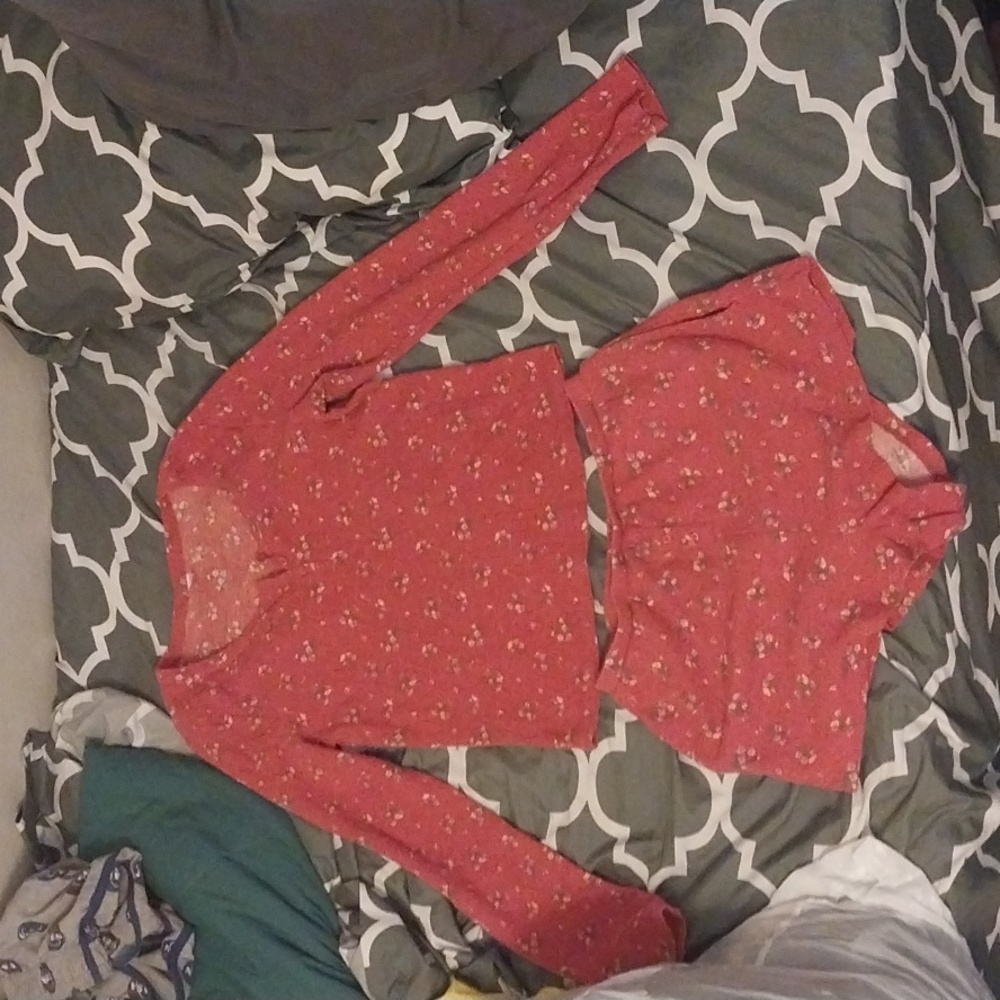 A radish orange sleep set